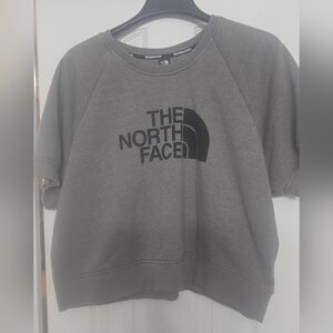 The North Face Brown Short Sleeve Sweatshirt Size Xl